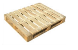 Rondomlopende houten pallet 100 x 120 cm zwaar